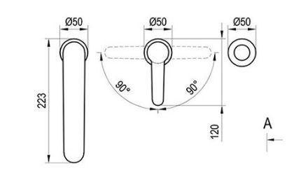 Mutassa a/az Ravak kádperemre szerelhető csaptelep szett PU 026.00, X070142 részleteit Kép Ravak kádperemre szerelhető csaptelep szett PU 026.00, X070142