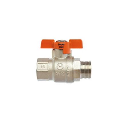 Mutassa a/az 1˝ 441/A tip. SZOLÁR golyóscsap FIX-KB, T-fogantyús részleteit Kép 1˝ 441/A tip. SZOLÁR golyóscsap FIX-KB, T-fogantyús