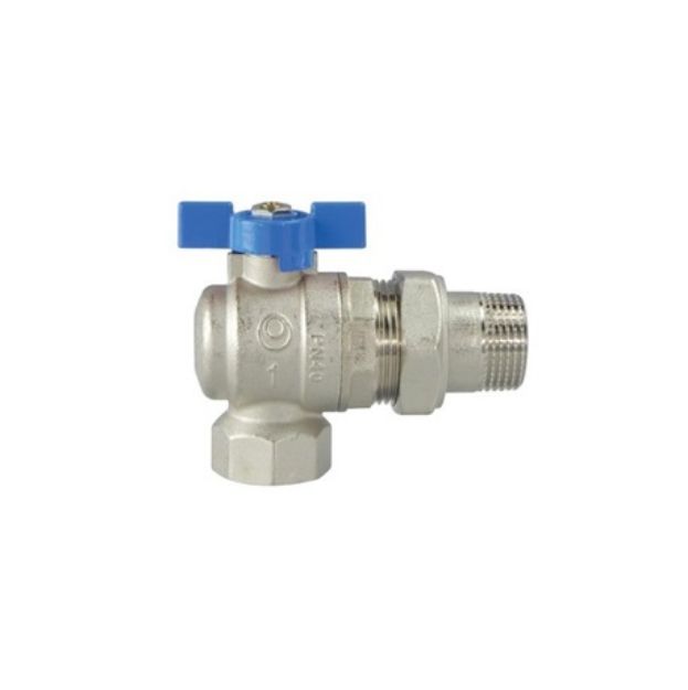 Kép IVR SAROK golyóscsap KB, hollandis, T-fogantyús 1"