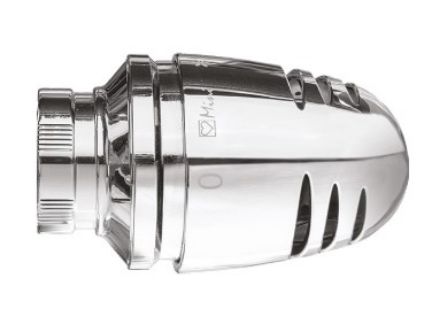 Mutassa a/az Herz Design Mini termosztátfej króm 28x1,5 részleteit Kép Herz Design Mini termosztátfej króm 28x1,5