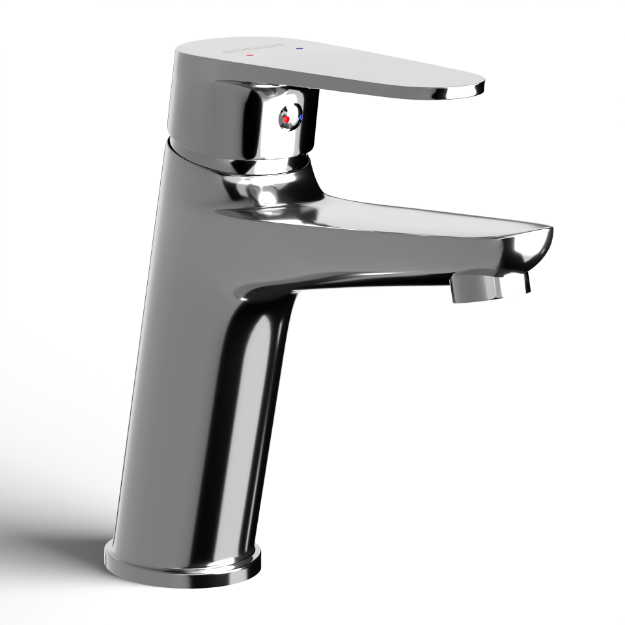 Kép Sanimix Siren mosdó csaptelep automata leeresztővel