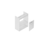 Kép Ravak fürdőszobai szekrény kézmosó alá fehér 400 Chrome X000000538