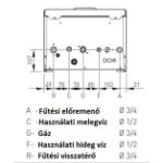 Kép Radiant R2C 24 COMBI-TECH (ERP) kondenzációs kombi falikazán, 23,5 kW