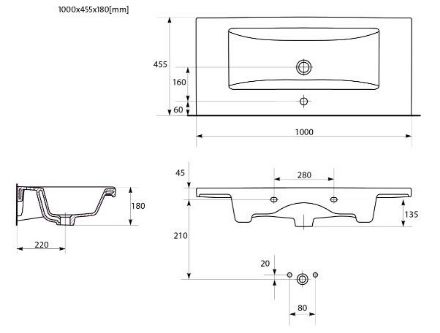 Mutassa a/az Cersanit Lara 100 mosdószekrény +Como mosdó SZETT, FEHÉR 100x45x46 cm (S801-191-DSM) részleteit Kép Cersanit Lara 100 mosdószekrény +Como mosdó SZETT, FEHÉR 100x45x46 cm (S801-191-DSM)