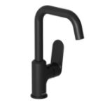 Kép Kludi X1 oldalkaros mosdócsaptelep,leeresztő szelep nélkül, fekete