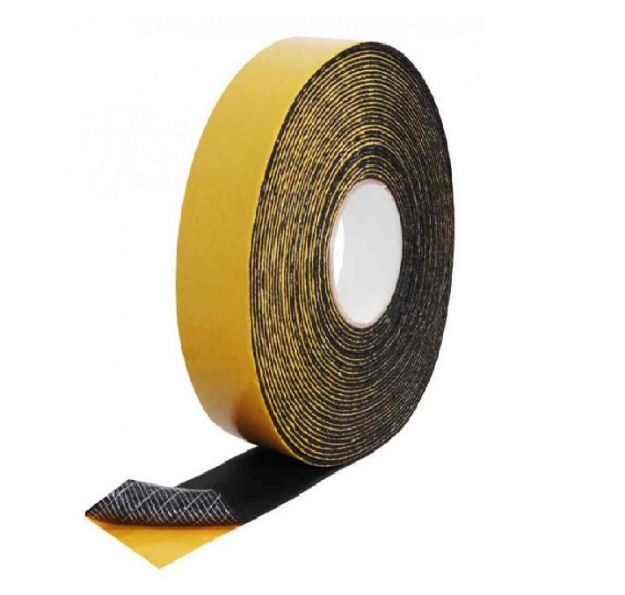 Kép NMC öntapadós szalag fekete szolár szigeteléshez, 3mm x 50mm x 15m csőszigetelőhöz