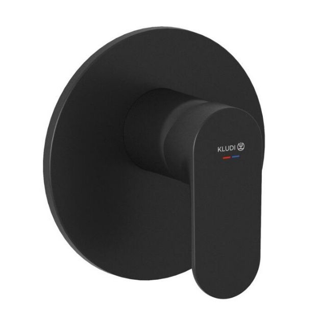 Kép Kludi X1 falsík alatti 1 funkciós csaptelep, fekete