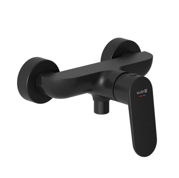 Kép Kludi X1 zuhanycsaptelep, zuhanyszett nélkül, fekete