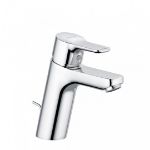 Kép Kludi PURE&EASY 100 egykaros mosdó csaptelep króm automata leeresztővel