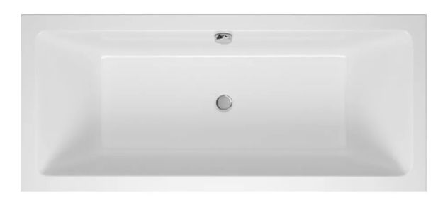 Kép M-ACRYL Sabina 170x75 akryl fürdőkád lábbal (12384)