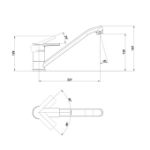 Kép Mofém Mambo Pro álló mosogató csaptelep