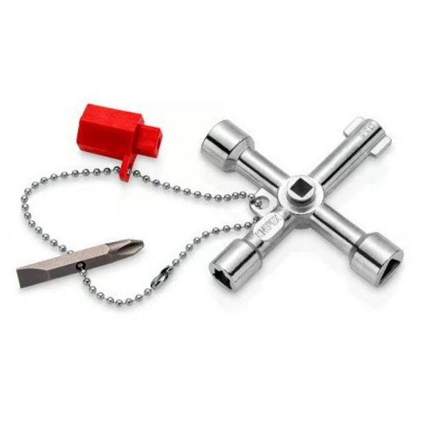Kép Knipex kapcsolószekrény kulcs