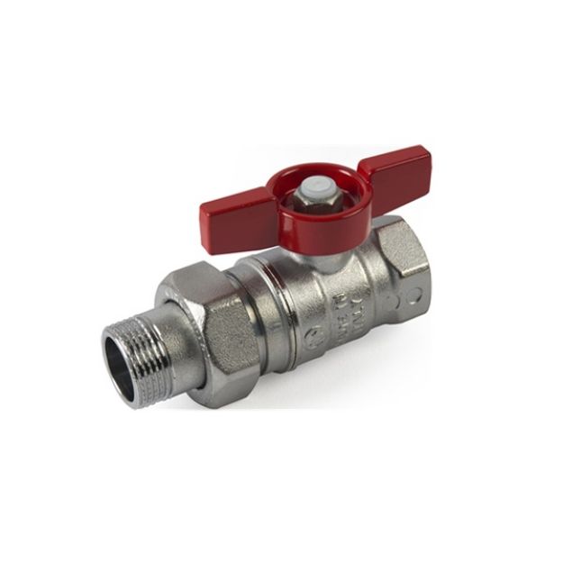 Kép Giacomini R259D 3/4˝ K-B hollandis golyóscsap, t-fogantyús, krómozott