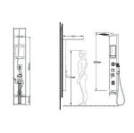 Kép Wellis Modica zuhanypanel