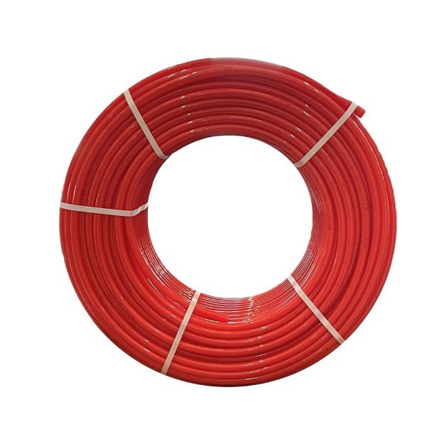 Kép m-tech NOxiFloor 20x2mm padlófűtési cső PeRt-EVOH-PeRt piros 300m