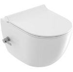 Kép Ravak Uni Chrome RimOff perem nélküli WC bidé funkcióval, fehér