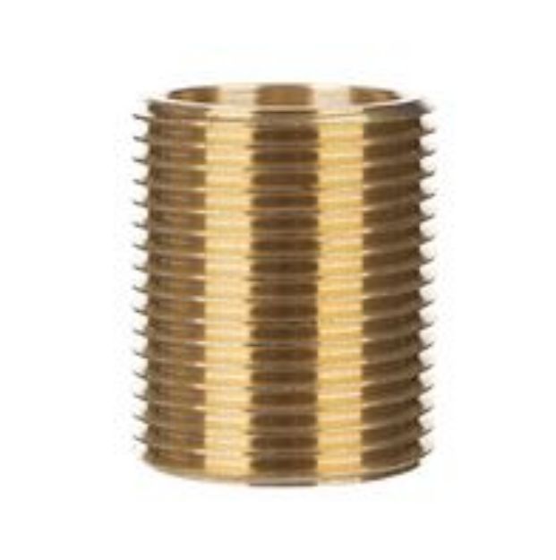 Kép Gebo Gold 3/4" egyszerű közcsavar (végig menetes), sárgaréz