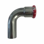 Kép m-tech CarboPress 22mm 90°KB könyök, szénacél