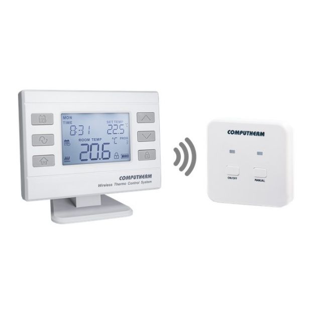 Kép Computherm Q72RF (TRV) programozható szobatermosztát, Q12RF termofejek vezérléséhez