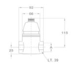 Kép Mofém 3/4˝ légleválasztó