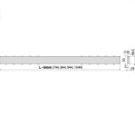 Kép Alca TILE-950 burkolható rács (OPTIMAL folyókához)