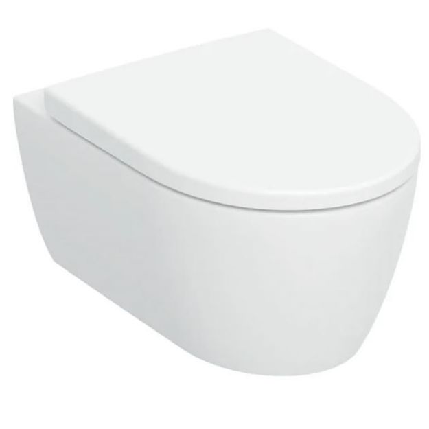 Kép KOLO iCon fali WC TurboFlush, WC ülőkével, fehér