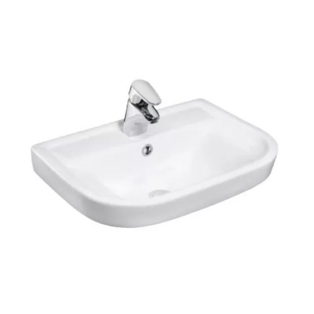 Kép Alföldi 5116 középen fúrt, 56x41cm mosdó (5116 59 01)