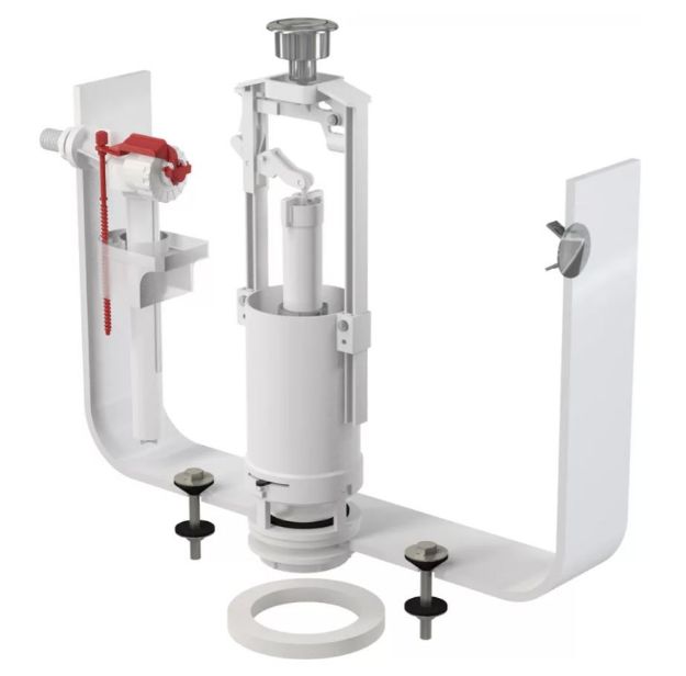 Kép AlcaPlast SA 08A 3/8˝ Wc öblítő rendszer kettős gombbal fix öblítéssel