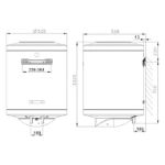 Kép Hajdu Smiley SY120R rétegfűtésű elektromos melegvíztároló