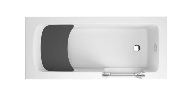 Kép M-ACRYL Héra 180x80 akryl fürdőkád nyitható üvegajtóva, lábbal, balos + előlap 12407