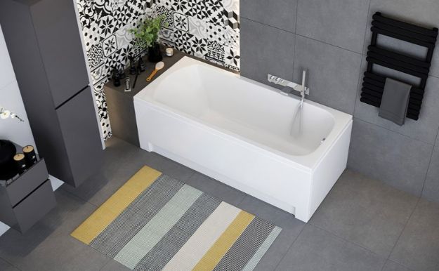 Kép M-ACRYL (új) Mira 170x75 akryl fürdőkád lábbal 12368