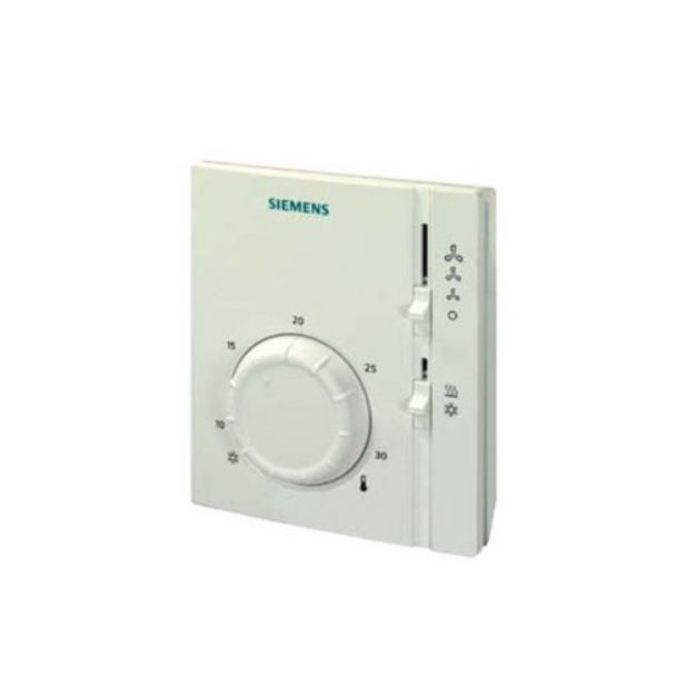 Kép Siemens RAB31 Elektromechanikus szobatermosztát 4-csöves fan coilokhoz, fűtés/hűtés kapcsolóval