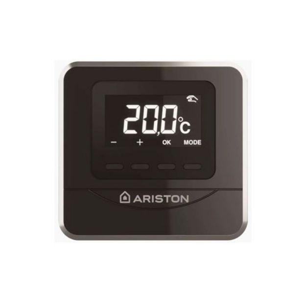 Kép Ariston CUBE RF vezeték nélküli szobatermosztát, fekete