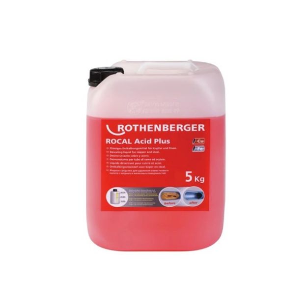 Kép Rothenberger Acid Plus vízkőoldó Foszforsavval (5kg) (rézhez és acélhoz)