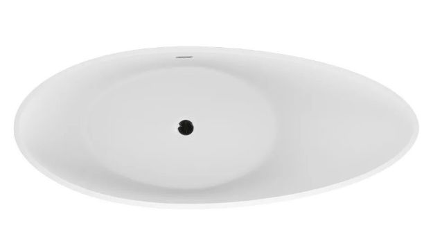 Kép M-ACRYL Paradise 180x80 akryll fürdőkád lábbal, előlappal, klick-klack szifonnal 12187