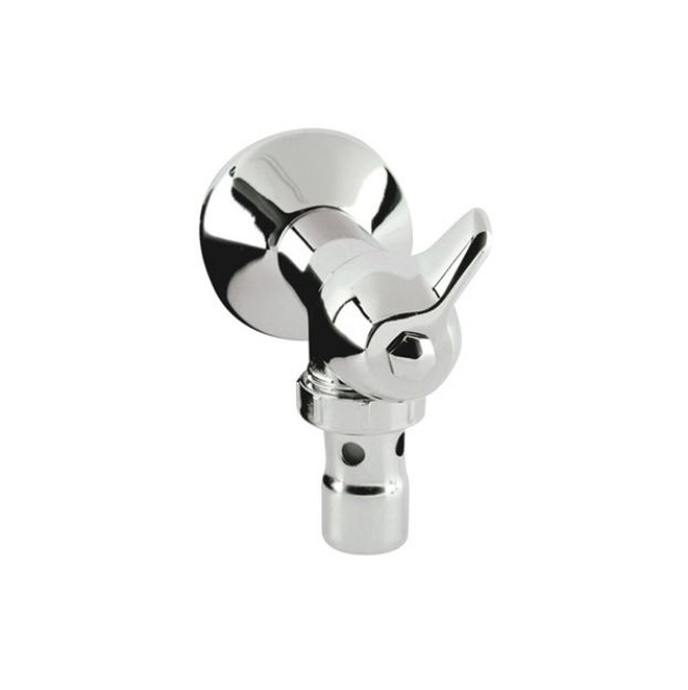 Kép Mofém WC öblítőszelep, fém fogantyúval, öblítöcsővel