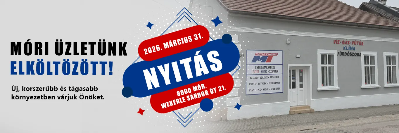 Móri szerelvénybolt nyitás