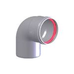 Kép Tricox Alu D80 könyök, 90°