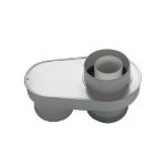 Kép Tricox PAD5020 szétválasztó adapter PPs/Alu 60/100mm - 80/80