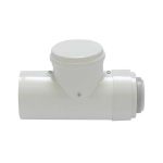 Kép Tricox PAEE50C egyenes ellenőrző idom PPs/Alu 60/100mm