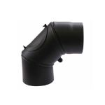 Kép Állítható acél füstcső könyök, 160 / 90°