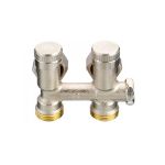 Kép Danfoss RLV-K R1/2ˇ KM, fal felőli csatlakozó csavarzat beépített szelepes radiátorhoz