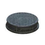Kép PipeLife D250 PVC fedlap zöldterületi tisztítónyíláshoz