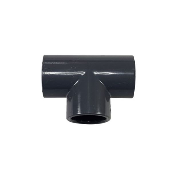 Kép PVC-U T-idom 40-40-40mm, ragasztható nyomócső idom