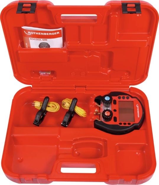 Kép Rothenberger ROCOOL 600 digitális csaptelep 2 hőmérővel, kofferben