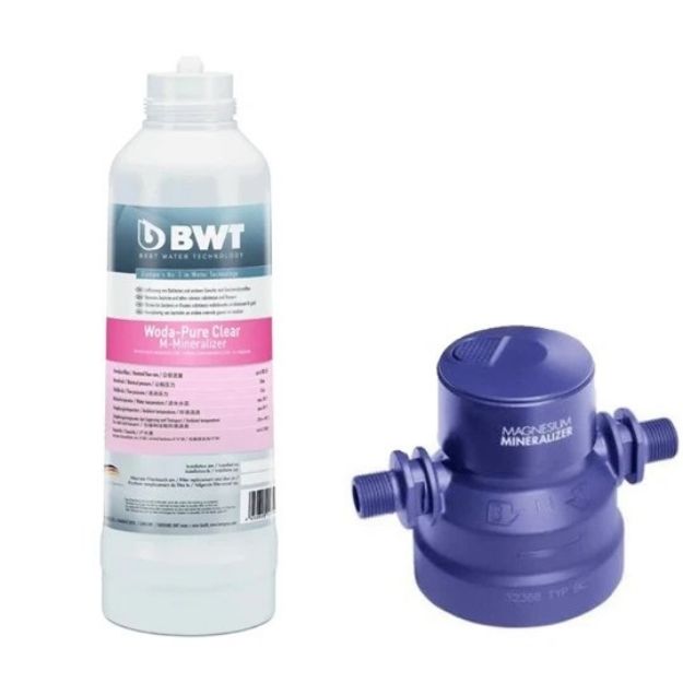 Kép BWT Woda-Pure Clear M Minderalizer Magnézium+ vízszűrő MM 3/8" vízszűrőfejjel