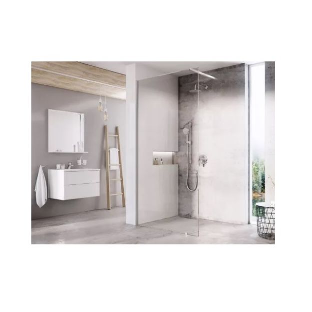 Kép Ravak Walk In Wall szett -70m. 200 krómhatású+transparent, merevítővel