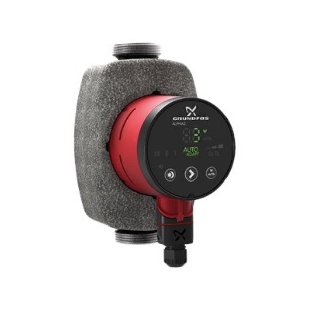 Kép Grundfos ALPHA2 25-60 N 180 A-energiaosztályú, HMV cirkulációs szivattyú 99411424