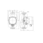 Kép Grundfos ALPHA2 25-60 N 180 A-energiaosztályú, HMV cirkulációs szivattyú 99411424