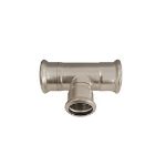 Kép Bänninger 89mm*54mm*89mm szűkített T-idom, INOX (rozsdamentes), SS 304, Hőszivattyús és fűtési rendszerekhez